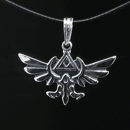 Legend of Zelda Pendant in Sterling Silver or Antique Bronze - Le Dragon Argenté