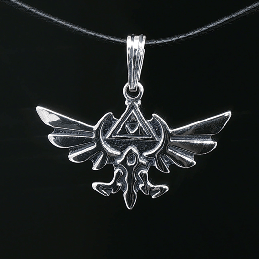 Legend of Zelda Pendant in Sterling Silver or Antique Bronze - Le Dragon Argenté