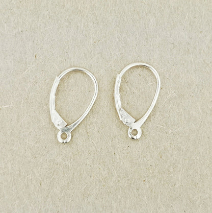 Lever Back earring upgrade in Sterling Silver or Stainless Steel - Le Dragon Argenté