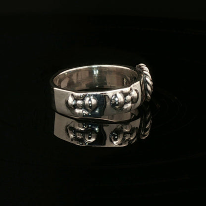Matching Howl and Sophie Ring Set in Sterling Silver with Faceted Imitation Gemstones - Le Dragon Argenté