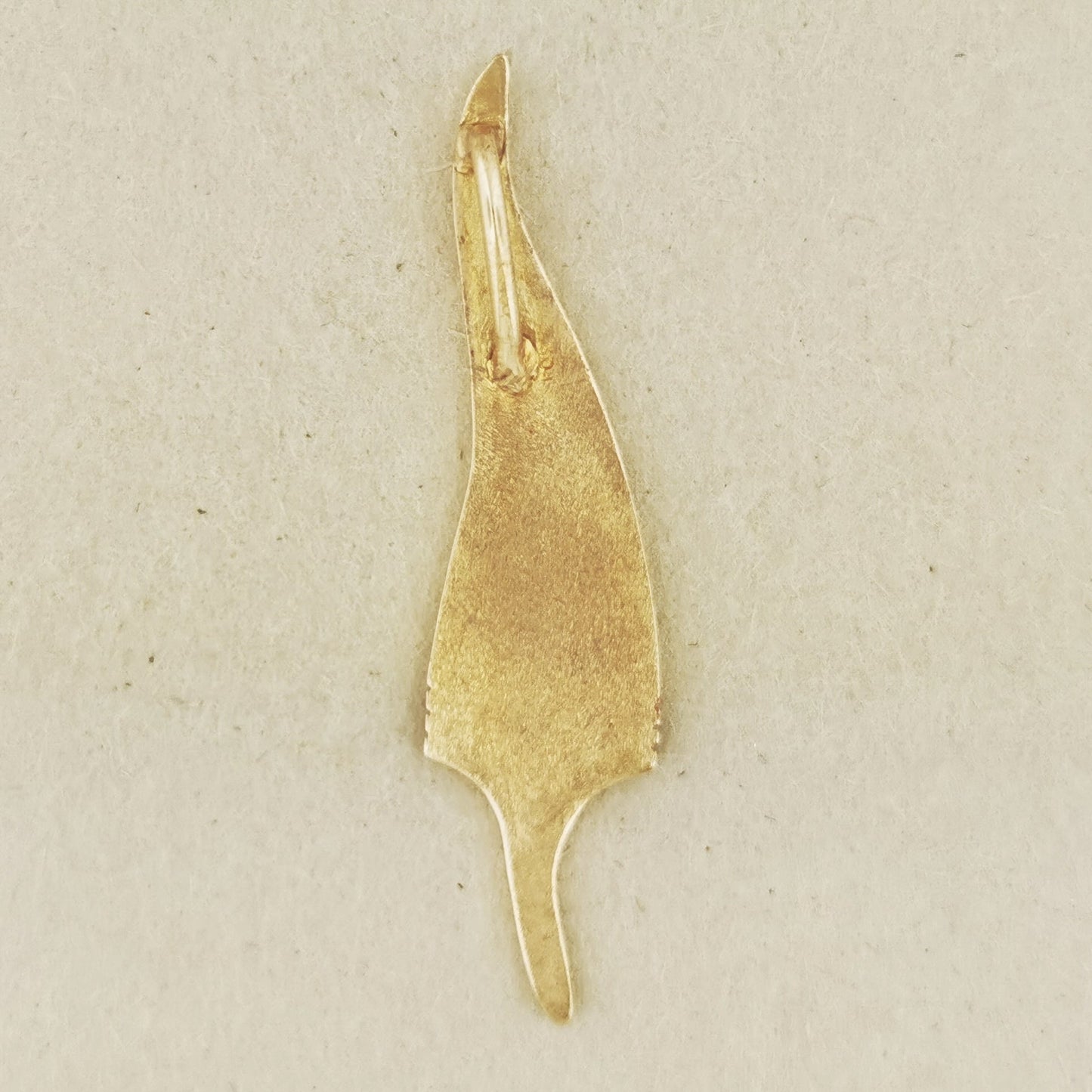 Memory Feather Pendant in Antique Bronze - Le Dragon Argenté