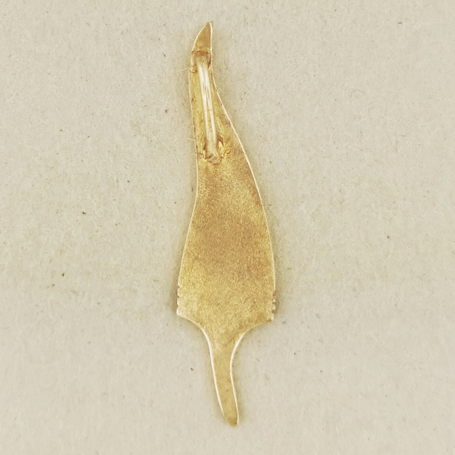 Memory Feather Pendant in Antique Bronze - Le Dragon Argenté