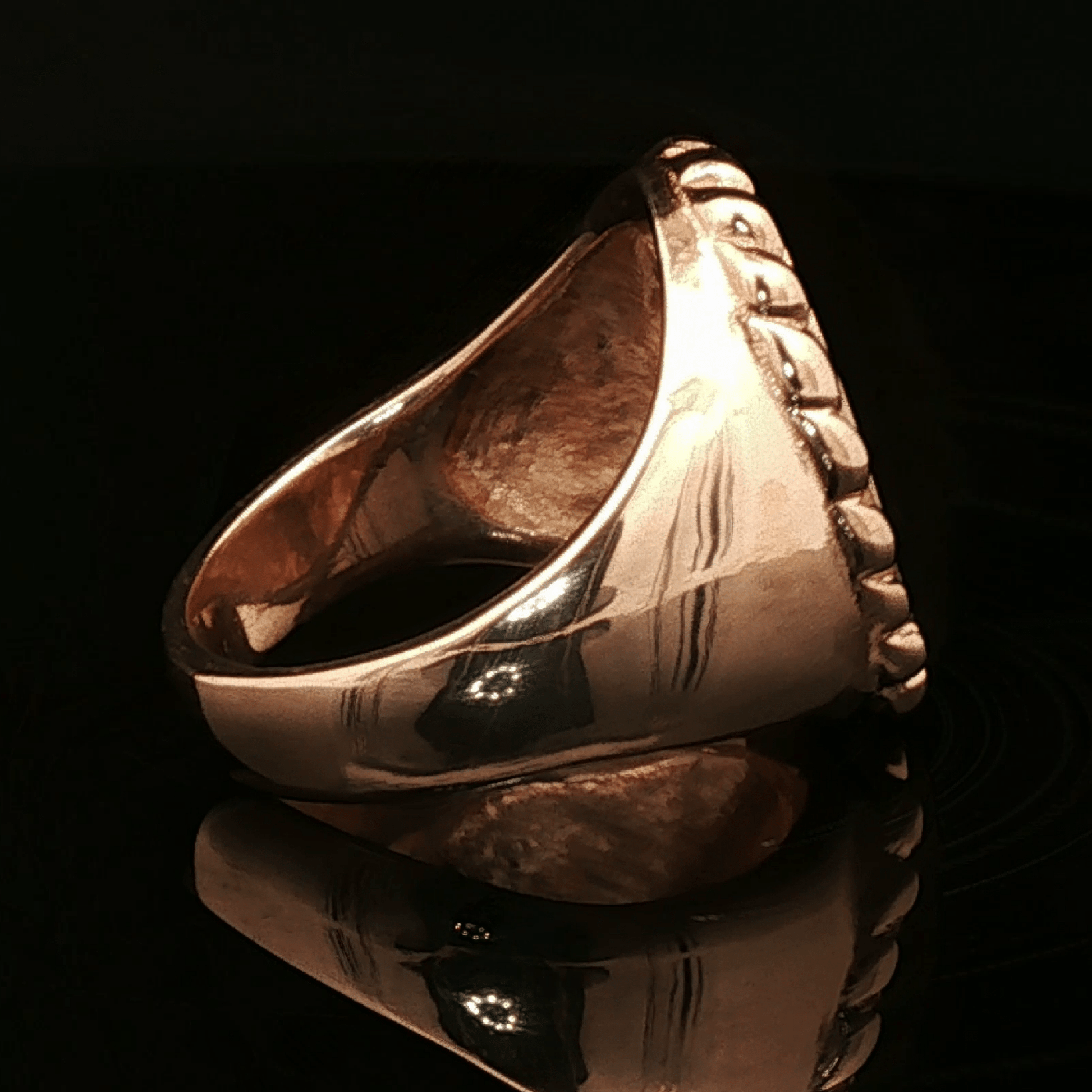 Mighty Hercules Ring in Antique Bronze - Le Dragon Argenté