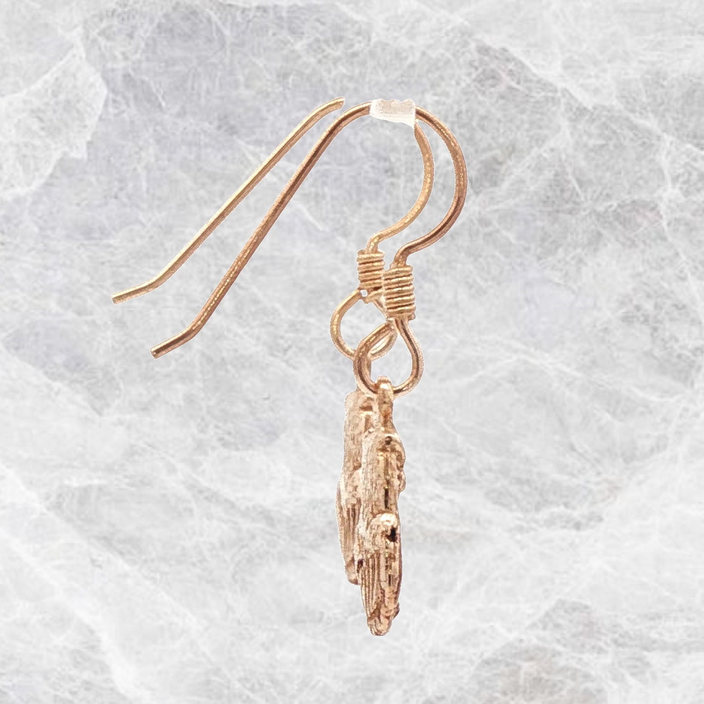 Elegant Owl Charm Earrings for Animal Lovers in Antique Bronze by Le Dragon Argenté
