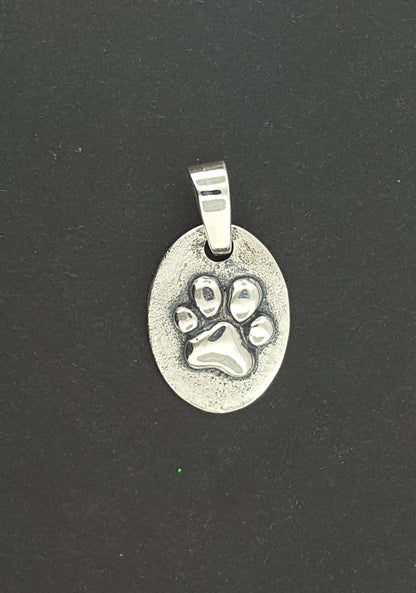 Paw Print Jewellery Set in Sterling Silver - Le Dragon Argenté