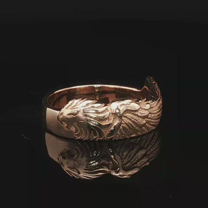 Ladies Final Fantasy 8 Squall Griever Ring in Antique Bronze - Le Dragon Argenté