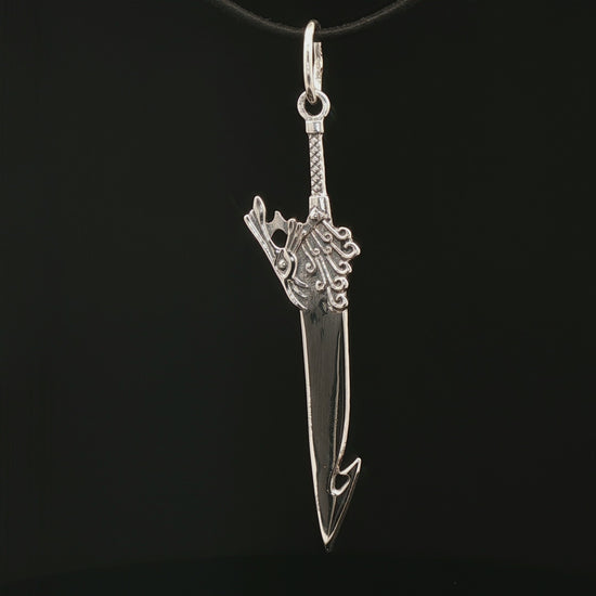 Final Fantasy X Brotherhood Sword Pendant In Sterling Silver - Le Dragon Argenté