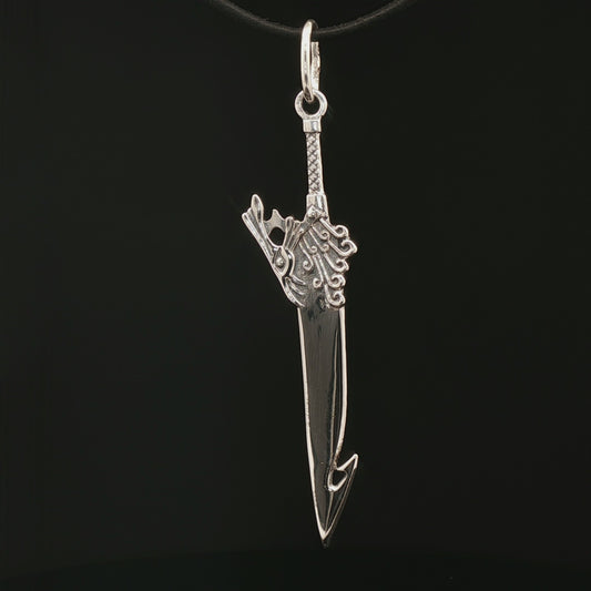 Final Fantasy X Brotherhood Sword Pendant In Sterling Silver - Le Dragon Argenté