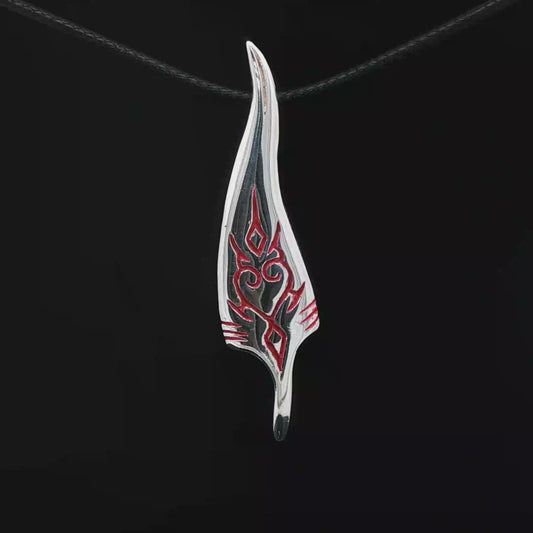Memory Feather Pendant in Stainless Steel - Le Dragon Argenté