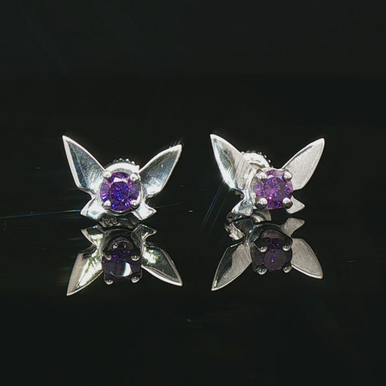 Legend of Zelda Navi Fairy Earrings in Sterling Silver - Le Dragon Argenté
