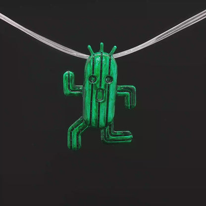 Pendentif Cactuar de Final Fantasy