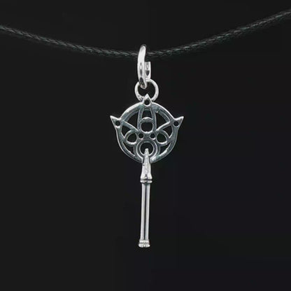Final Fantasy X Yuna Wand Charm Pendant in Sterling Silver - Le Dragon Argenté