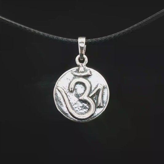 Omh Charm Pendant In Sterling Silver