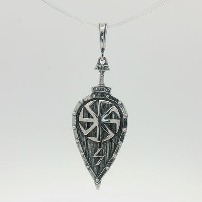 Pendentif bouclier viking