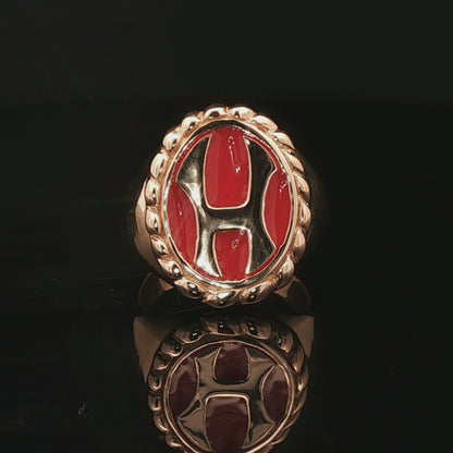 Mighty Hercules Ring in Antique Bronze - Le Dragon Argenté