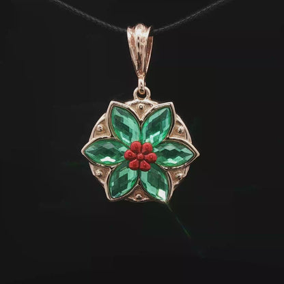 Lost Russian Princess Pendant in Sterling Silver or Antique Bronze