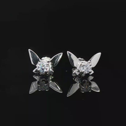 Legend of Zelda Navi Fairy Earrings in Sterling Silver - Le Dragon Argenté