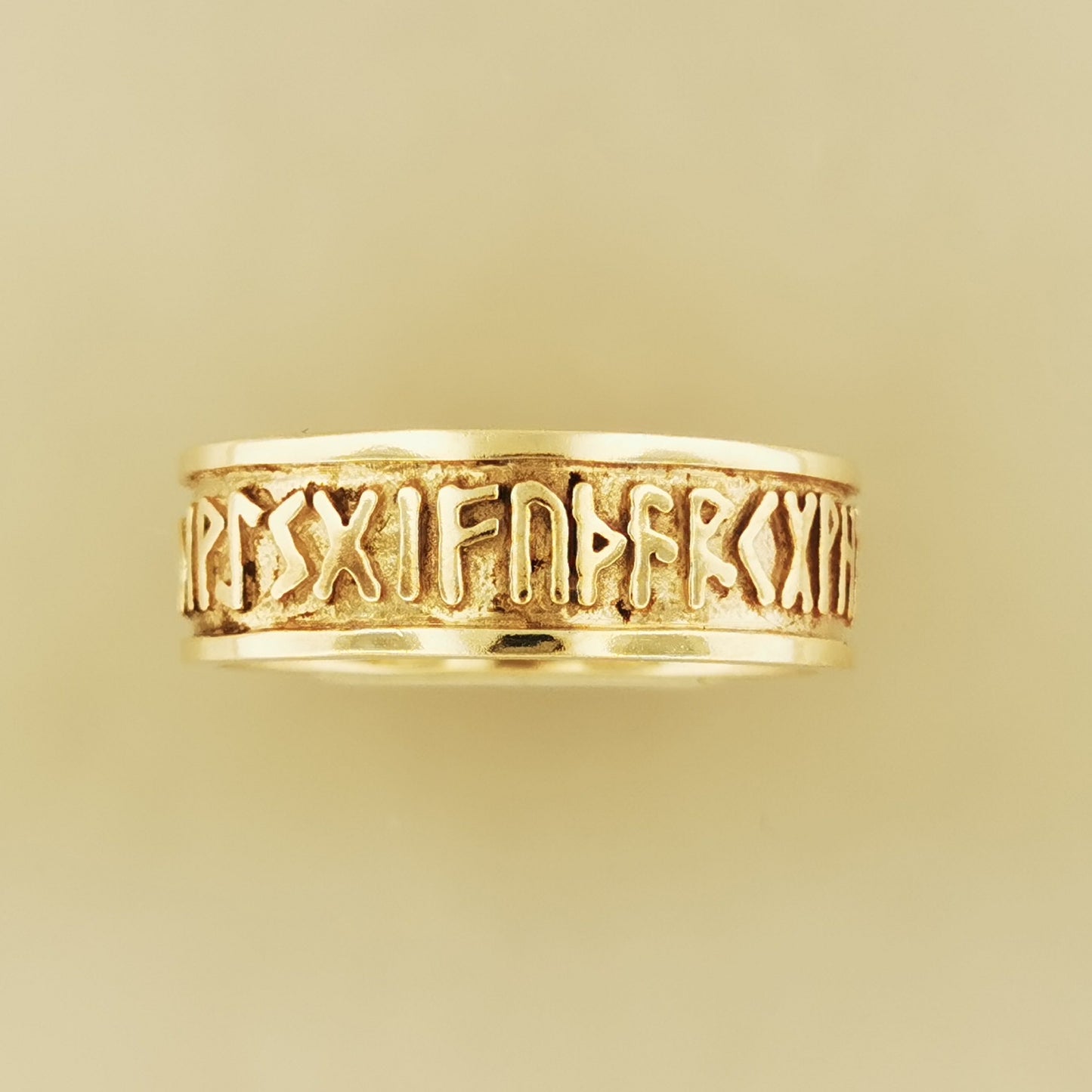 Norse Rune Band in Antique Bronze, Runic Alphabet Ring, Bronze Viking Ring, Bronze Rune Ring, Antique Bronze Rune Ring, Antique Bronze Rune Band Ring, Viking Rune Ring, Nordic Bronze Band, Elder Futhark Antique Bronze Ring