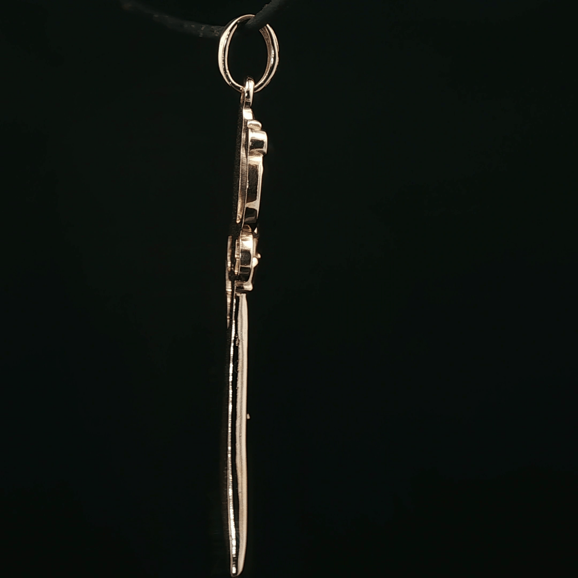 Sailor Uranus Sword Pendant in Antique Bronze - Le Dragon Argenté - Live Sale - 