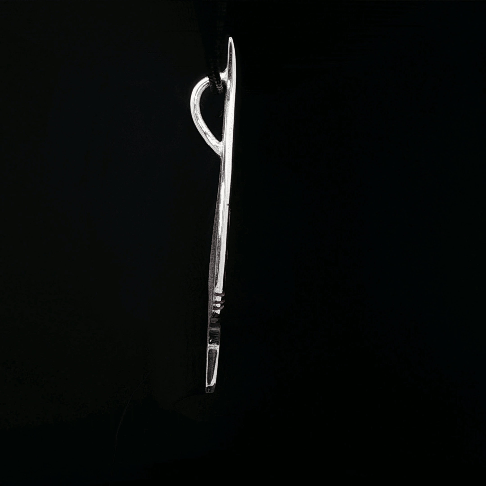 Memory Feather Pendant in Stainless Steel - Le Dragon Argenté