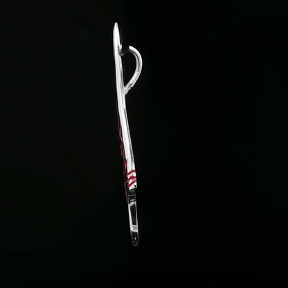Memory Feather Pendant in Stainless Steel - Le Dragon Argenté