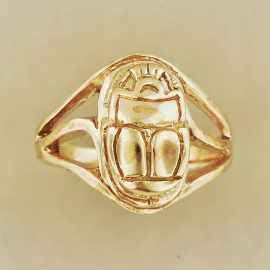 Egyptian Scarab Ring in Sterling Silver or Antique Bronze, Mid Century Egyptian Scarab Ring, Scarab Beetle Ring, Ancient Egyptian Style Ring, Bronze Scarab Ring, Bronze Egyptian Scarab Ring, Bronze Beetle Ring, Ancient Egyptian Ring, Bronze Bug Ring