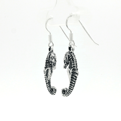 Nautical Earring Design Seahorse Charm Jewelry Marine Life Symbolism Ocean Theme Accessory Coastal Fashion Gift Beach Style Earring Sea Creature Charm Collection Perfect Ocean Lover Present Summer Beach Jewelry Whimsical Underwater Design
