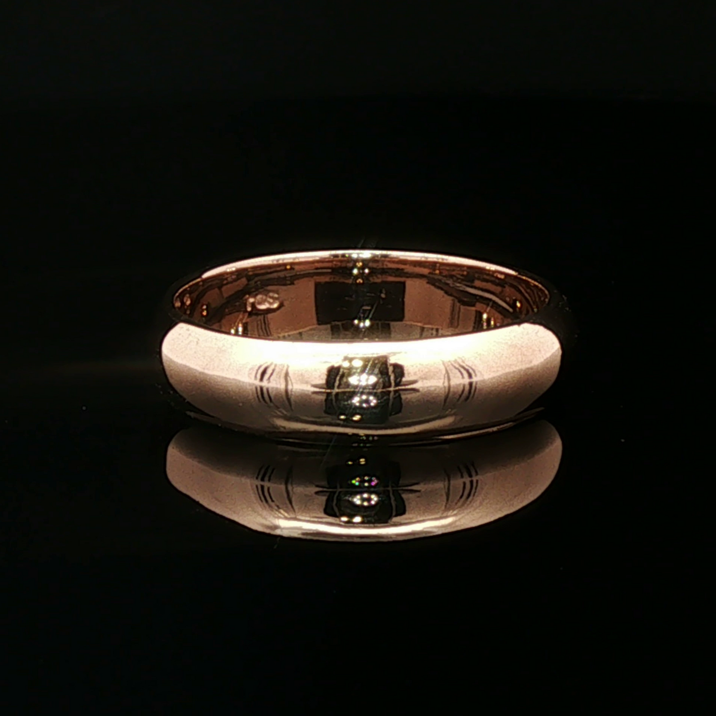 6mm Simple Comfort Fit Antique Bronze band - Le Dragon Argenté