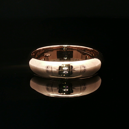 6mm Simple Comfort Fit Antique Bronze band - Le Dragon Argenté