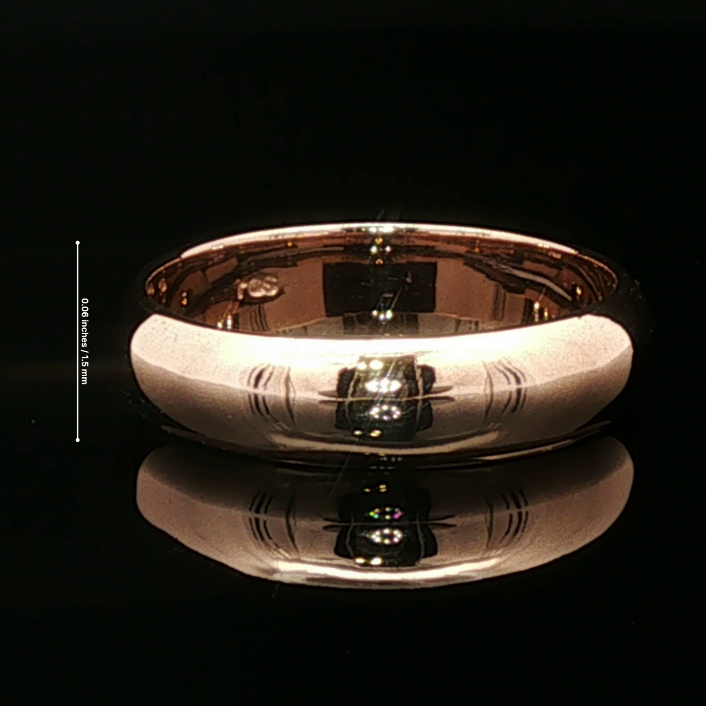6mm Simple Comfort Fit Antique Bronze band - Le Dragon Argenté