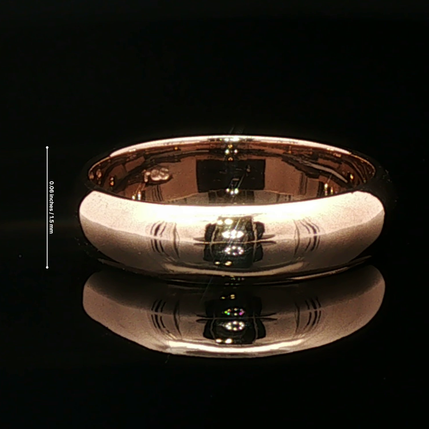 6mm Simple Comfort Fit Antique Bronze band - Le Dragon Argenté