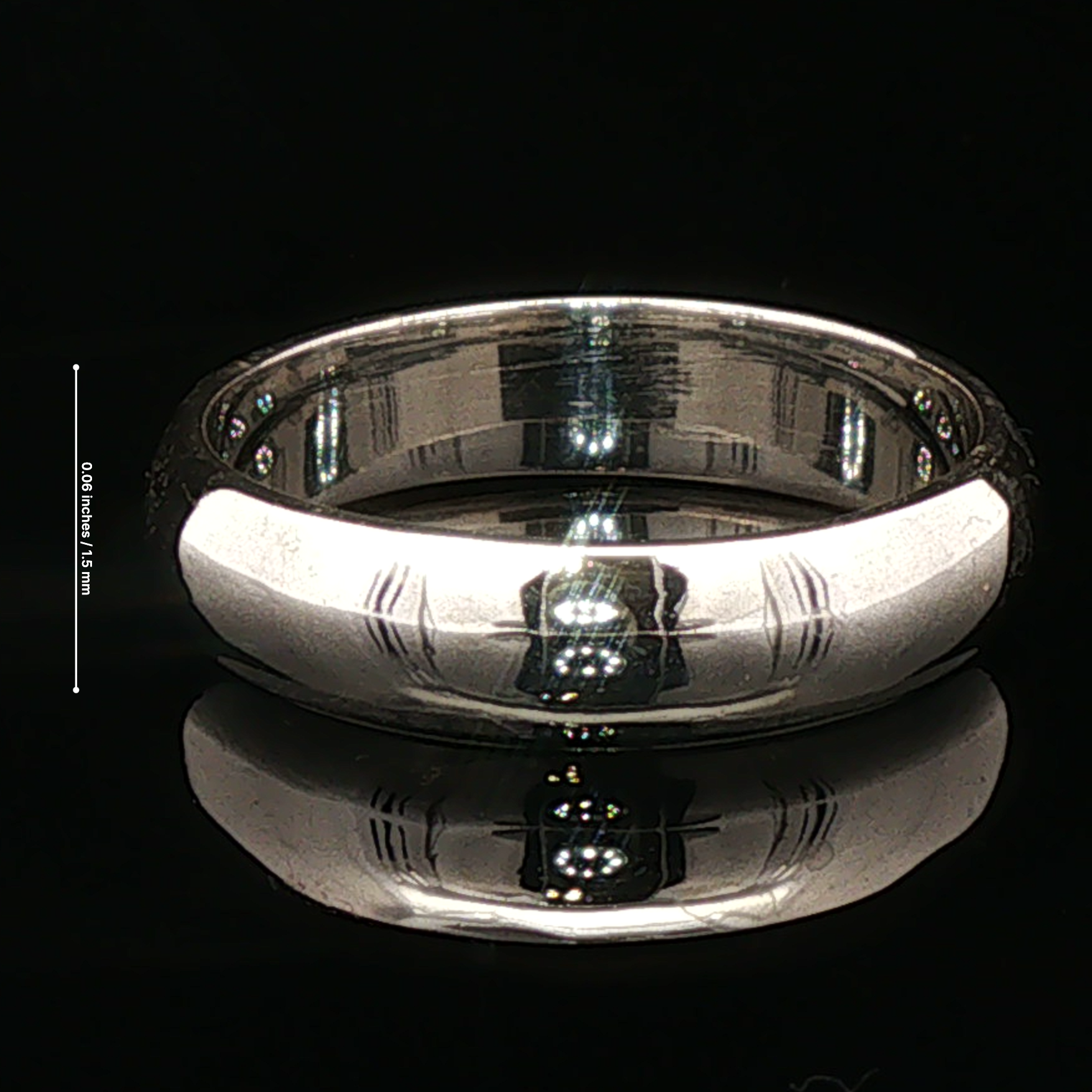 6mm Simple Comfort Fit Sterling Silver band - Le Dragon Argenté