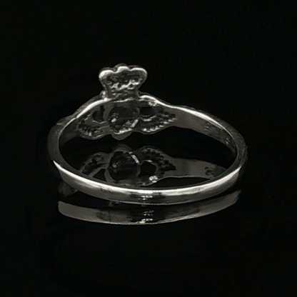 Small Claddagh Ring in Sterling Silver - Le Dragon Argenté