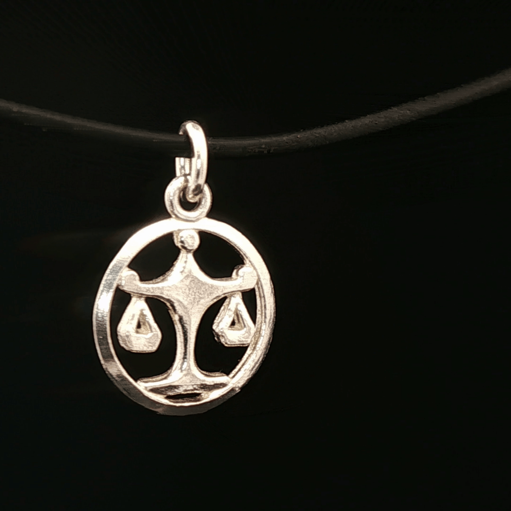 Small Silver Zodiac Charm: Libra - Le Dragon Argenté - Live Sale - 