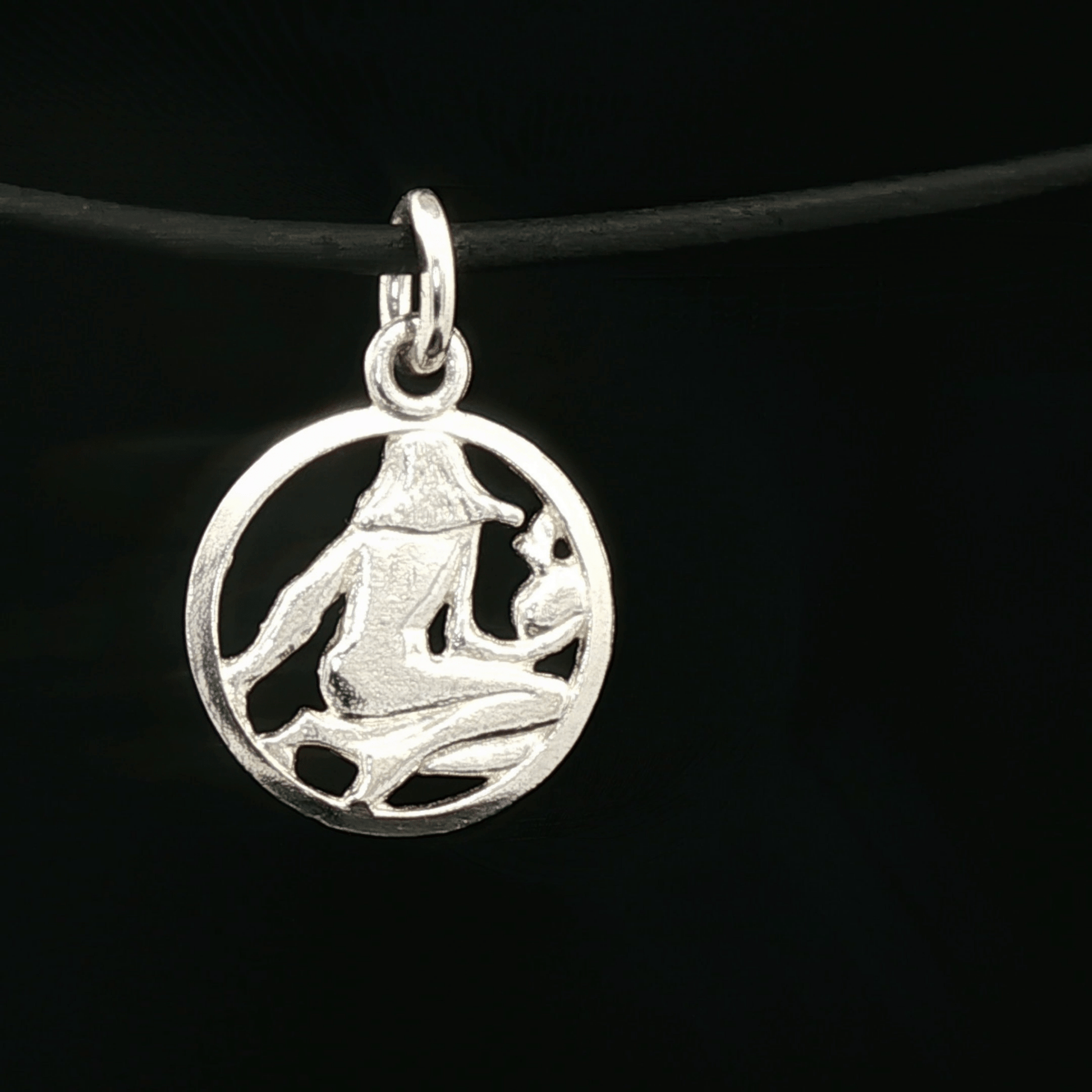 Small Silver Zodiac Charm: Virgo - Le Dragon Argenté - Live Sale - 