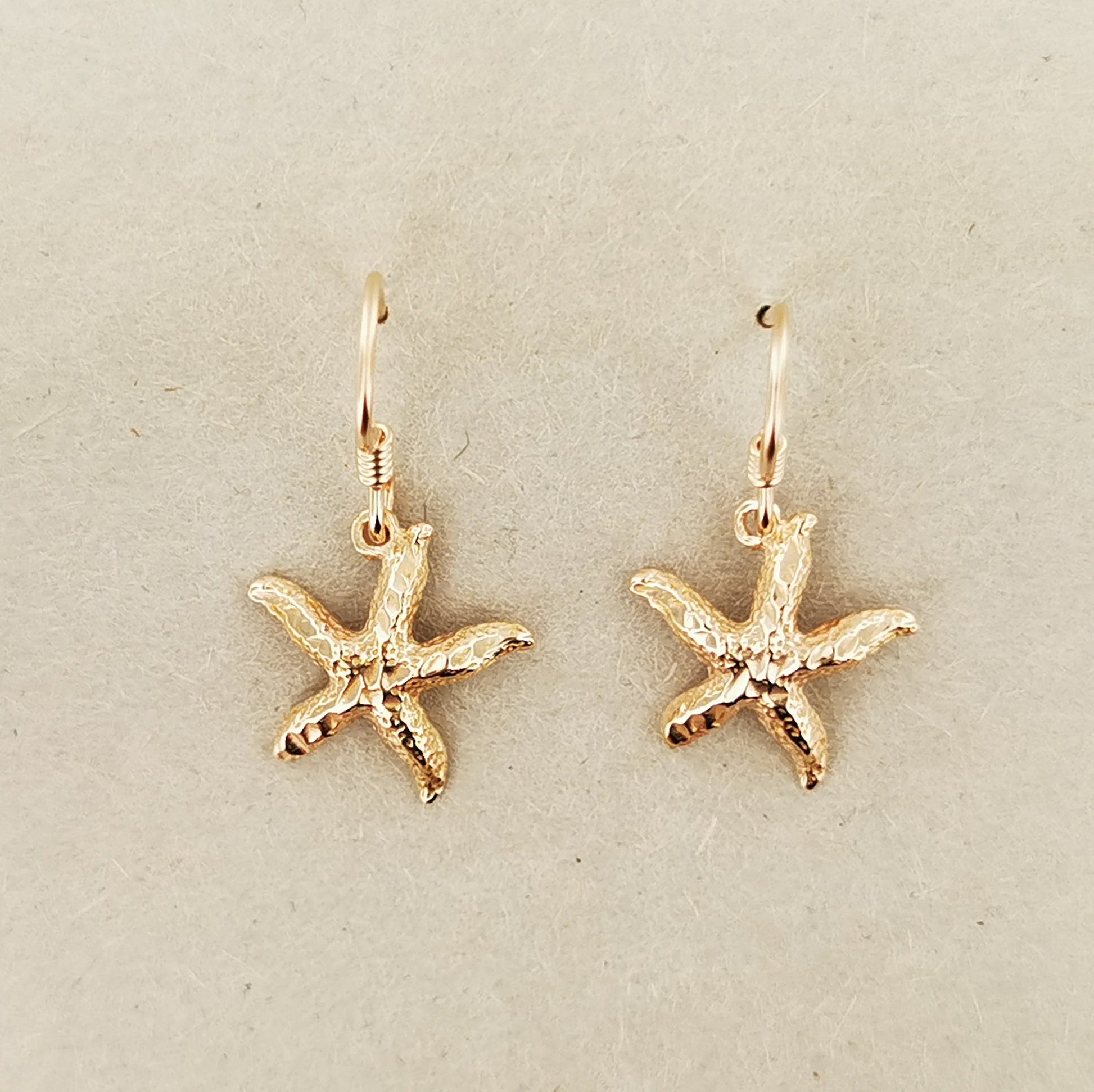Starfish drop earrings perfect for vacations gifts or nautical fans