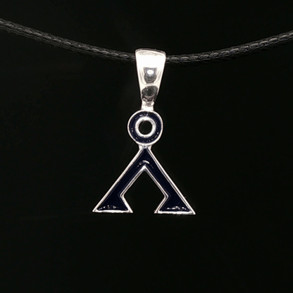 Stargate Earth Symbol Charm Pendant - Le Dragon Argenté