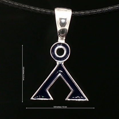 Stargate Earth Symbol Charm Pendant - Le Dragon Argenté