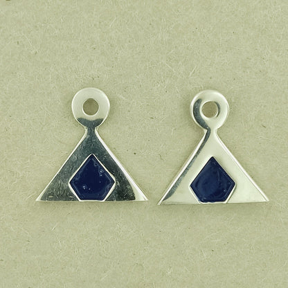 Stargate Earth Symbol Earrings in Sterling Silver - Le Dragon Argenté