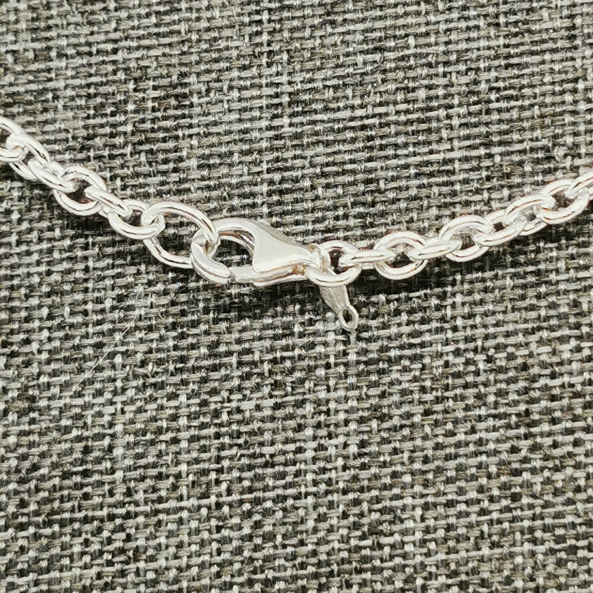 Sterling Silver 2.6mm Trace Cable Style Chain - Le Dragon Argenté