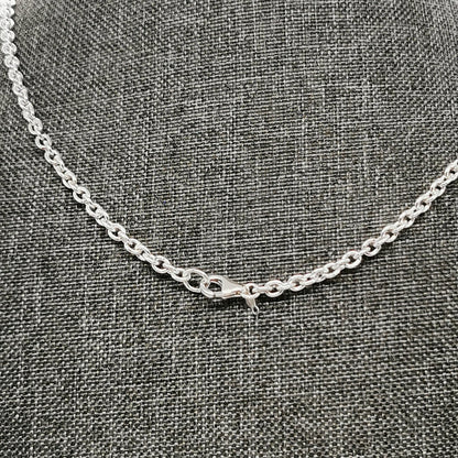 Sterling Silver 2.6mm Trace Cable Style Chain - Le Dragon Argenté