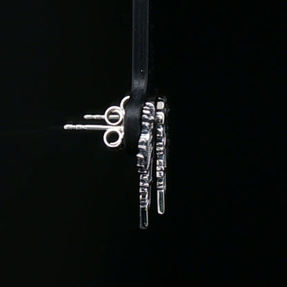Griever Lion Crest Jewelry Final Fantasy Earring Sterling Silver Gaming Accessory Handcrafted JRPG Merchandise Video Game Jewelry Solid 925 Silver Stud Premium Quality Design Daily Wear Gamer Gift Final Fantasy VIII SeeD Emblem Convention