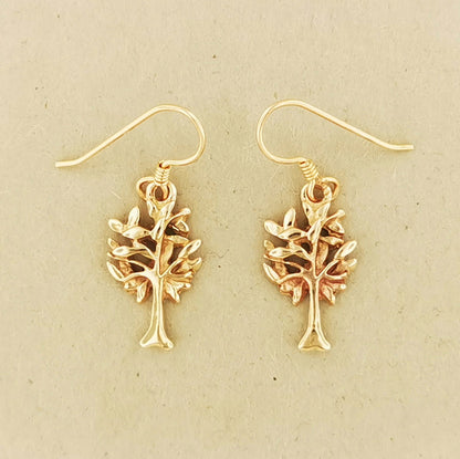 Tree Dangle Earrings - Le Dragon Argenté