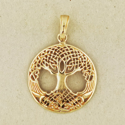 Tree of Life Pendant in Sterling Silver or Antique Bronze - Le Dragon Argenté