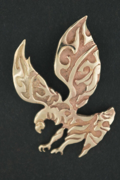 Tribal Animal Pendant in Sterling Silver or Antique Bronze - Le Dragon Argenté