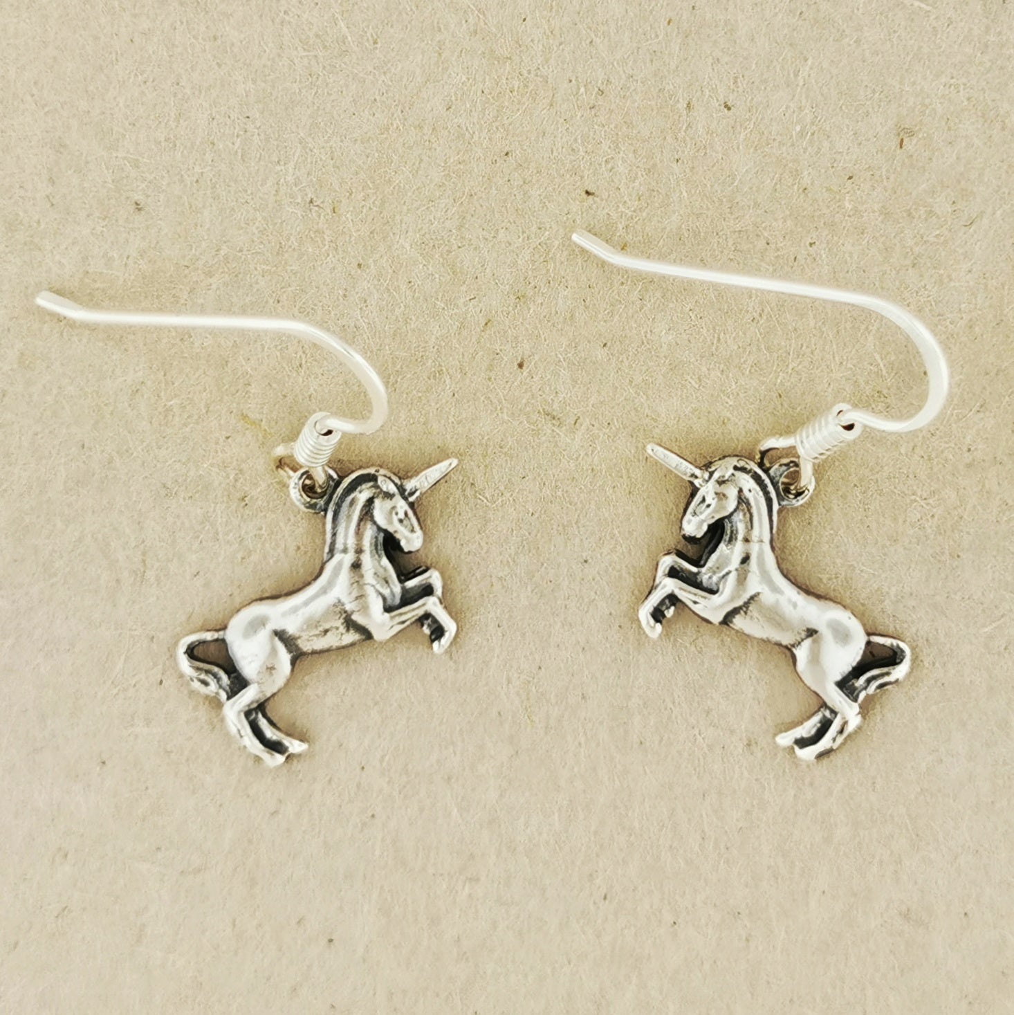 Unicorn Charm Earrings - Le Dragon Argenté