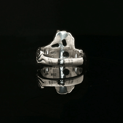Unicorn Ring in Sterling Silver with Gemstone Heart - Le Dragon Argenté - Bestseller - birthstone unicorn - birthstone unicorn ring