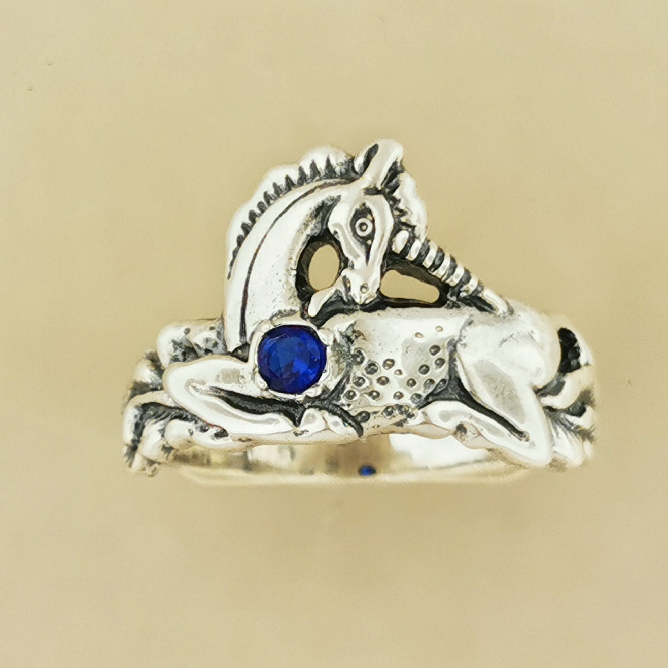 Gemstone Unicorn Ring in Sterling Silver, Silver Unicorn Ring Jewelry, Unicorn Gift for Her, Birthstone Unicorn Ring, Unicorn Birthstone Ring, Unicorn Birthstone Jewellery, Unicorn Ring In Sterling Silver, Vintage Unicorn Ring, Unicorn Gemstone Ring