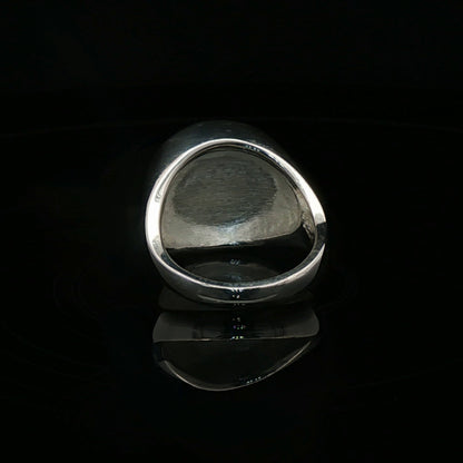 Utena Rose Signet Ring  in Sterling Silver  - Le Dragon Argenté