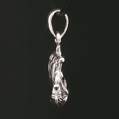 Viking Long Ship Pendant in Sterling Silver or Antique Bronze - Le Dragon Argenté
